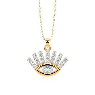 Evil Eye Diamond Pendant